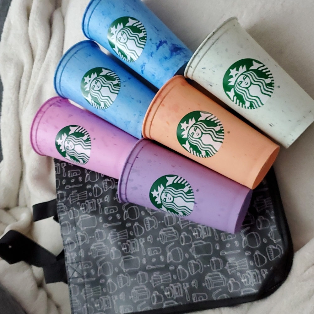 Starbucks Reusable Hot Cups & Tote Bag